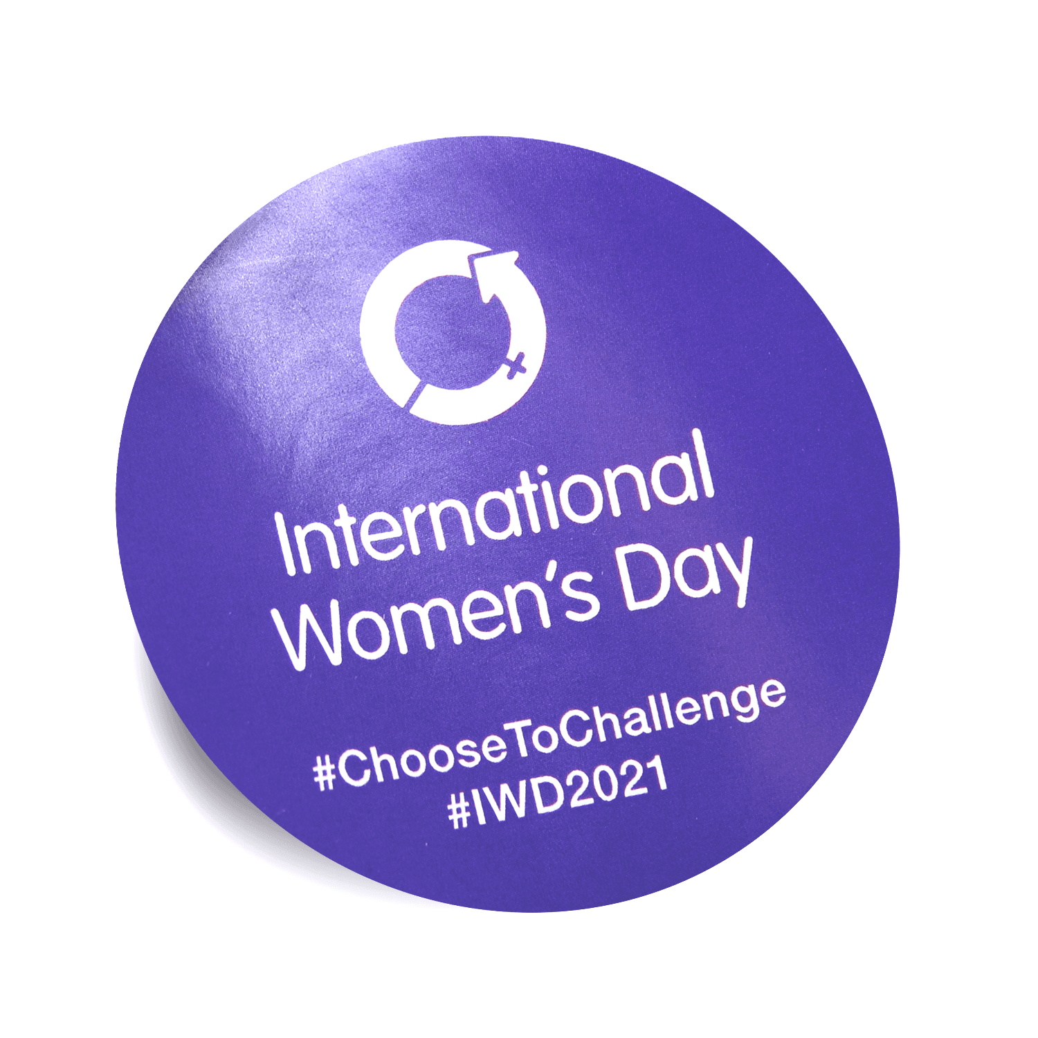 International Women's Day printed stickers