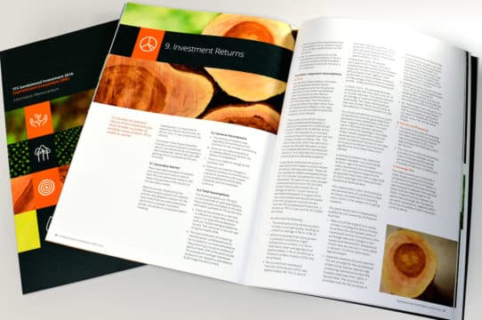 Printed annual reports and booklets